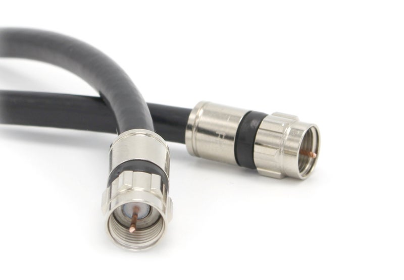 THE CIMPLE CO Solid Copper Coax Cable - 15 Foot Black - RG6 with Connectors, F81 / RF, Digital Coax for Audio/Video, Cable TV, Antenna, Internet, & Satellite, 15 Feet (4 Meter) - Image 2